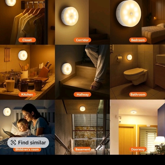 Motion Sensor LED Night Light - White - Picture 5 of 6